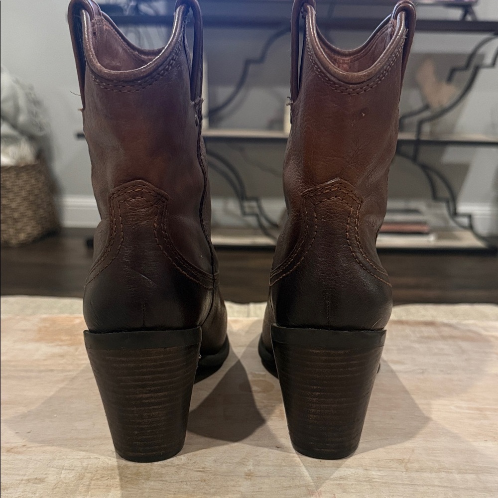 Lucky‎ Brand Tan Leather Heeled Boots - Picture 3 of 8